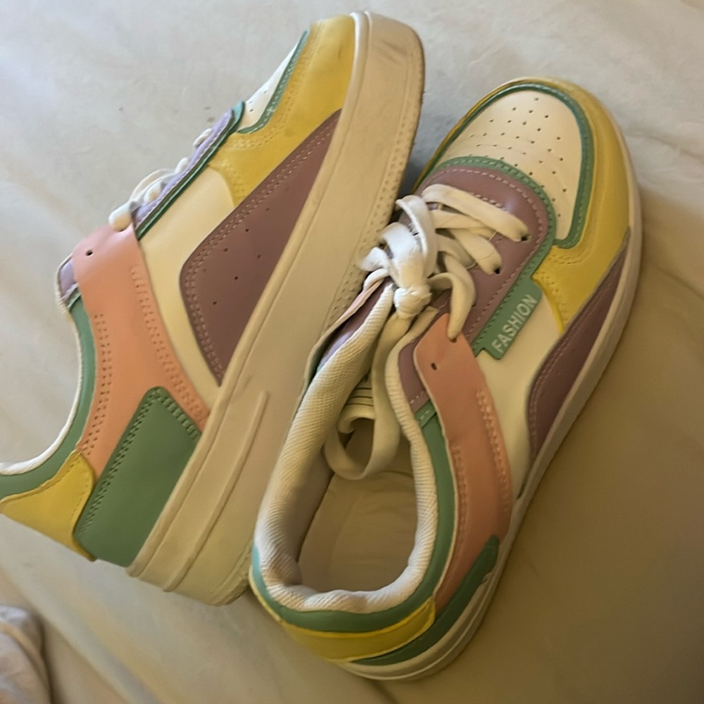 shein colorblock shoes